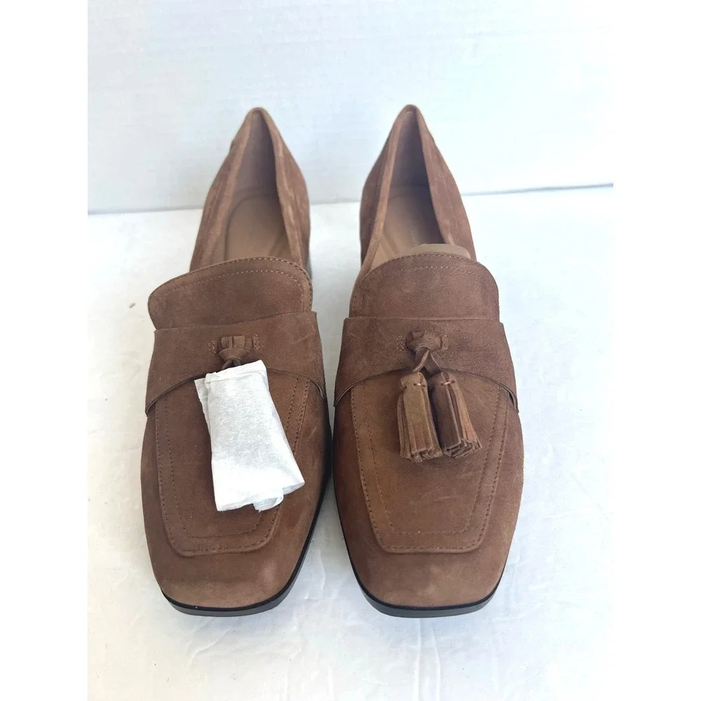 NWOT Easy Spirit Drew Brown Suede eFlex Tassels Slip On‎ Loafer Driving Shoe 10M